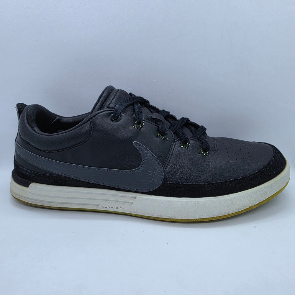 Nike Lunar Waverly Spikeless Golf Shoes Black Anthracite 652780-001 Mens 10 - Picture 9 of 10